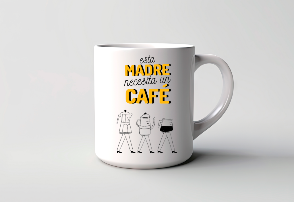 Taza Esta Madre Necesita un Café Día de la Madre