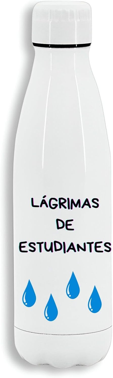 Botella Térmica Lágrimas de Estudiantes Acero