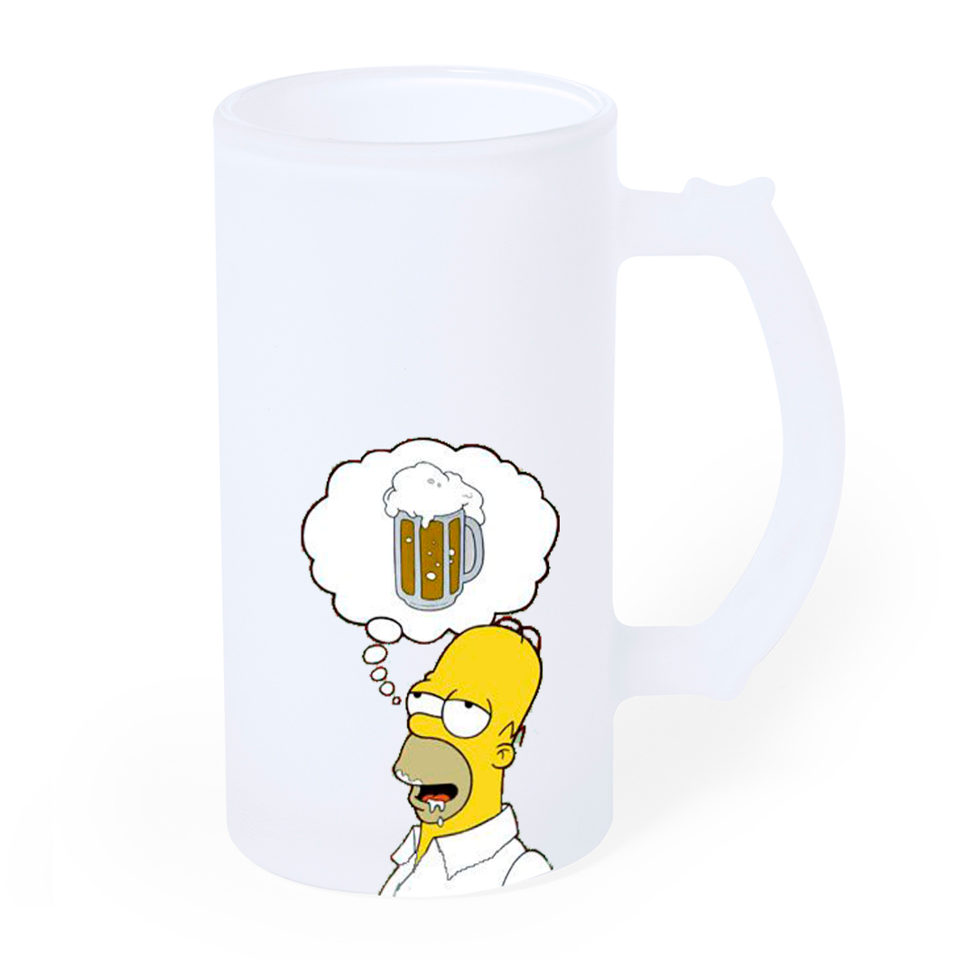 Jarra Cerveza Homer Simpson Amando la Cerveza