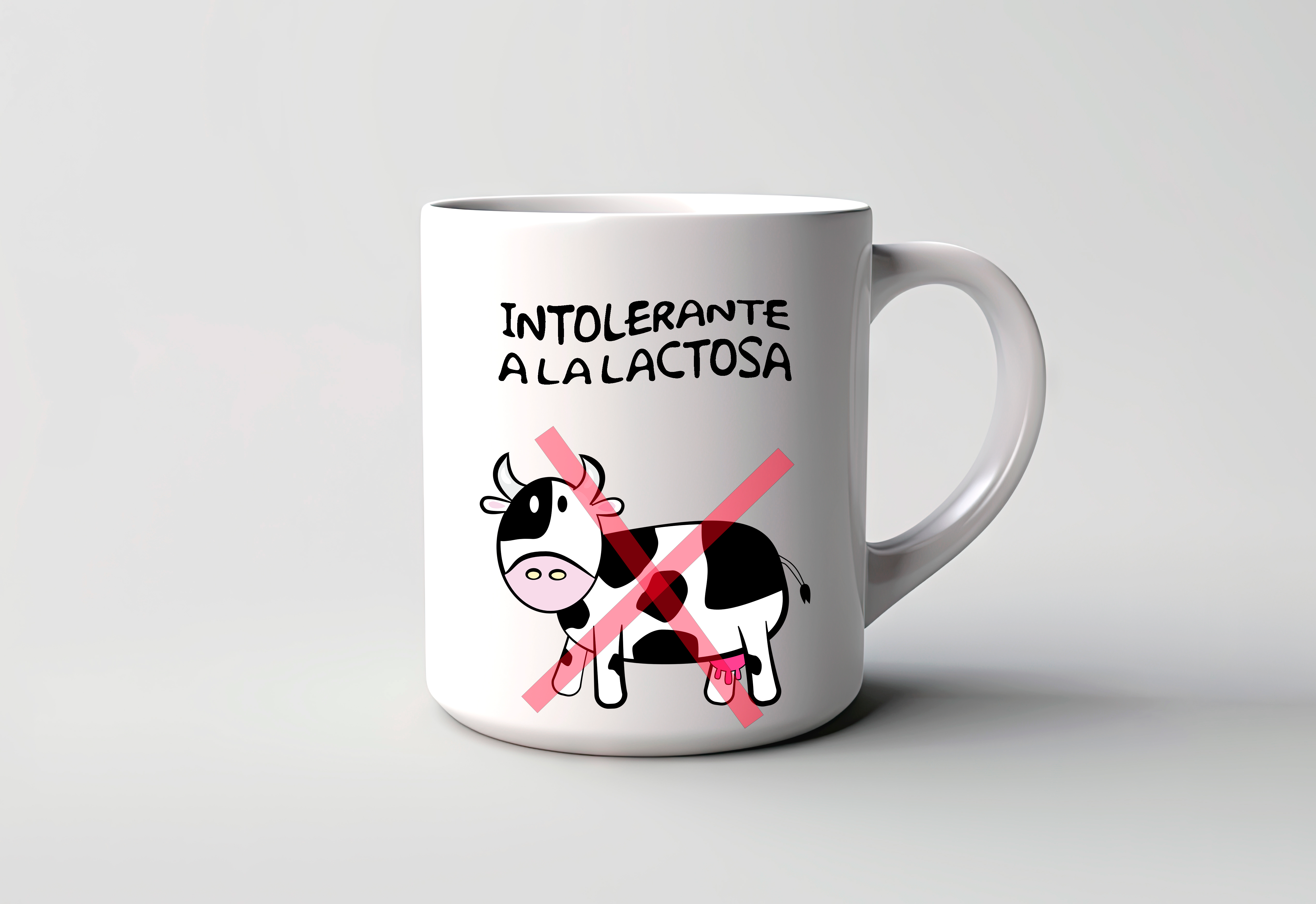 Taza Intolerante a la Lactosa Humor