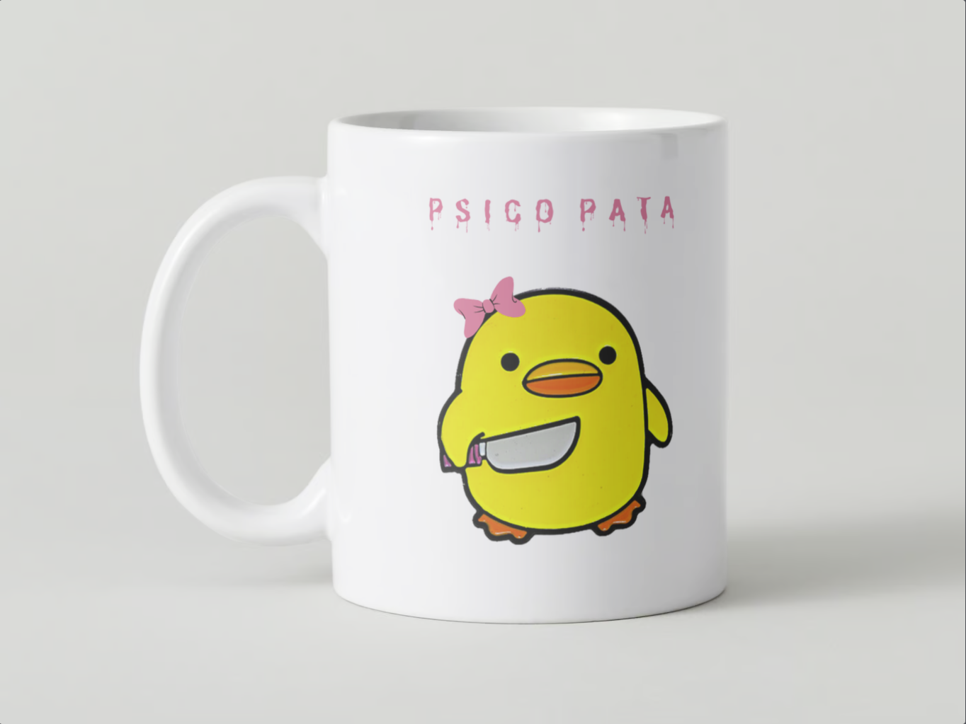 Taza Psicópata Cerámica Humor