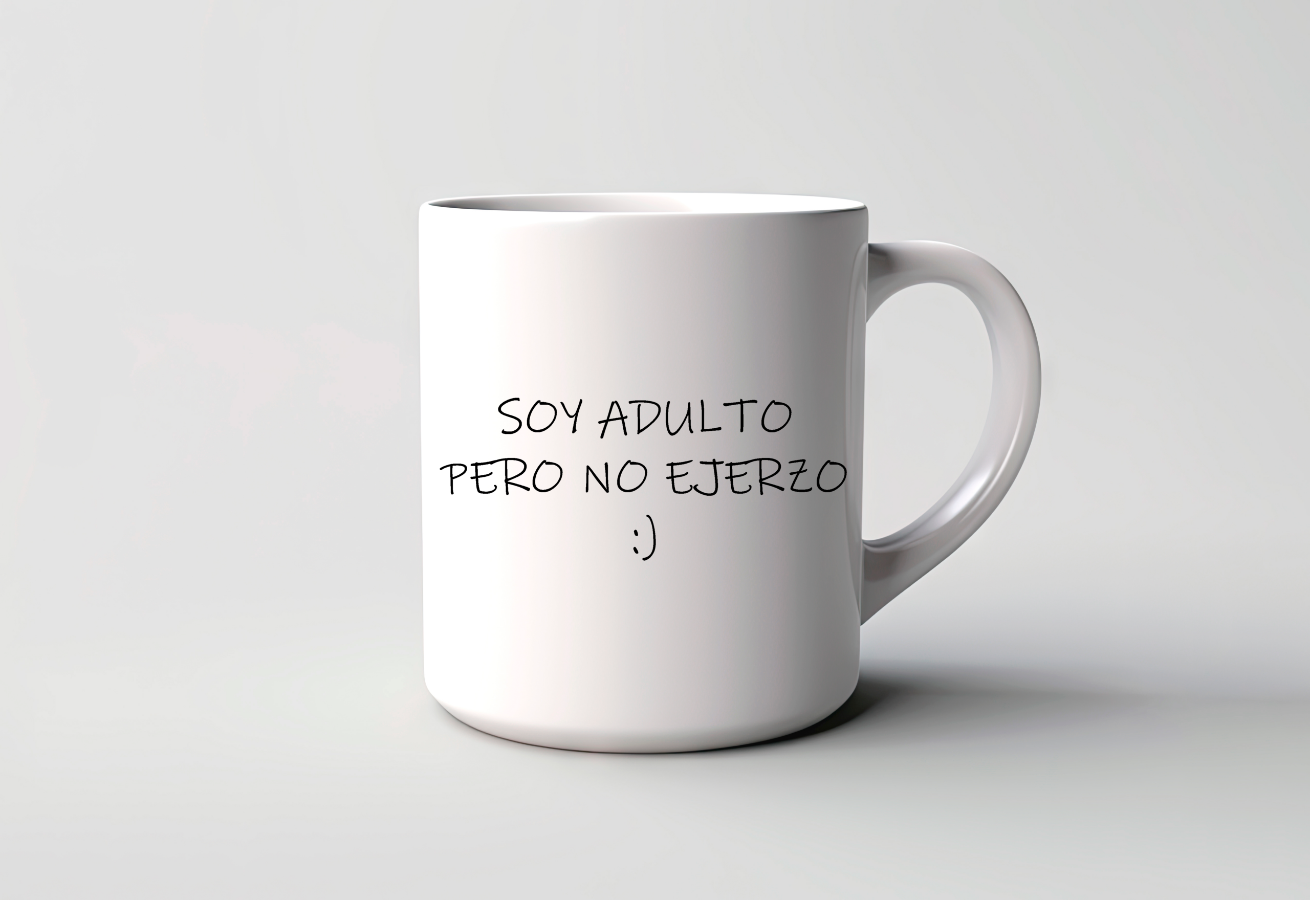 Taza Humor Soy Adulto Pero No Ejerzo