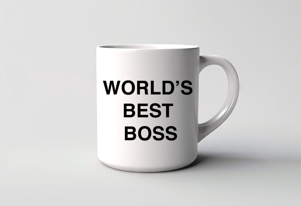 Taza Worlds Best Boss The Office Serie