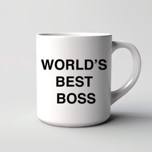 Taza Worlds Best Boss The Office Serie