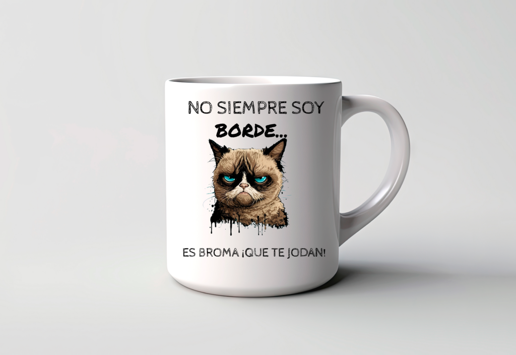 Taza No Siempre Soy Borde Humor